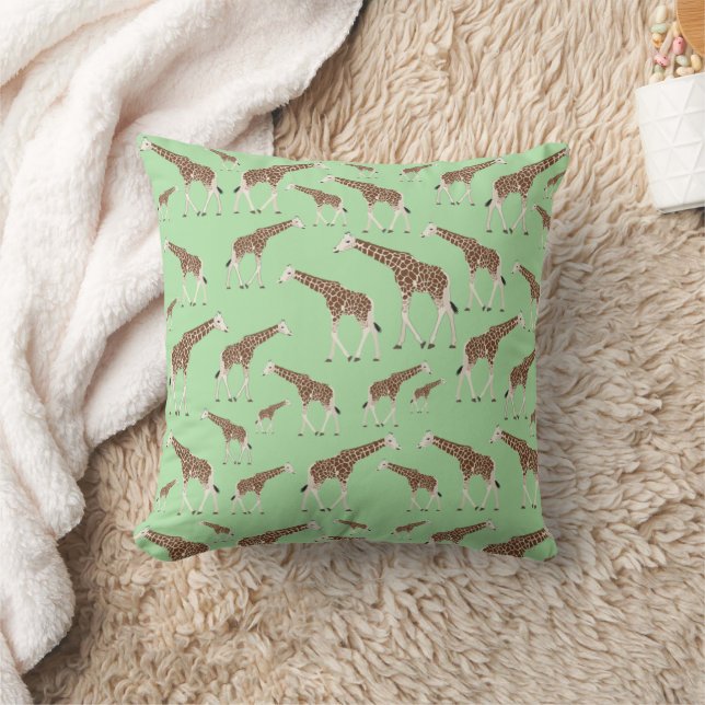 Coussin Giraffe Safari animal (Couverture)