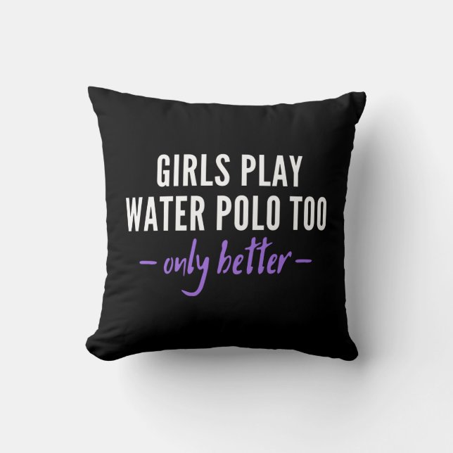 Coussin Girls play water polo too. Only better. (Recto)