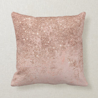 Coussin Girly rougissent le marbre rose de parties