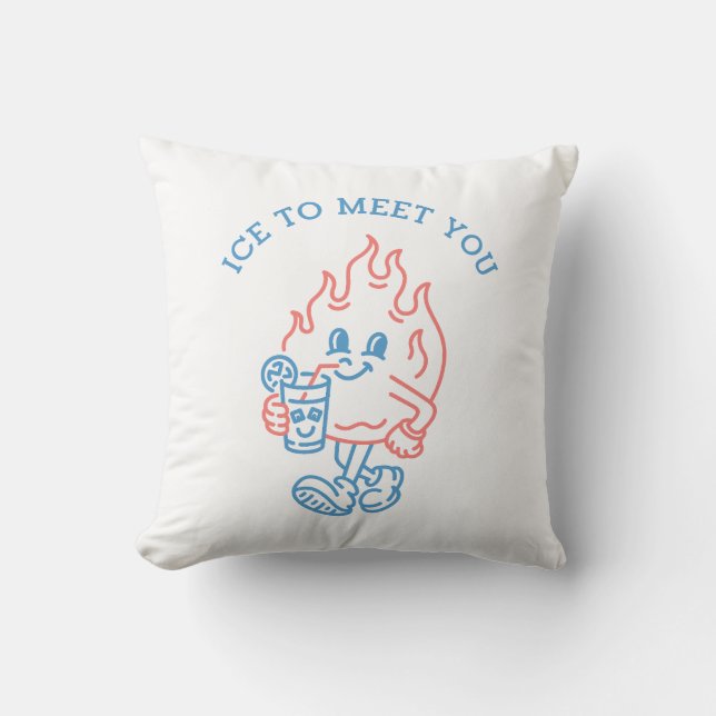 Coussin Glace à vous rencontrer (Recto)