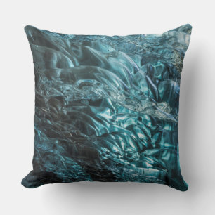 Coussin Glace bleue d'une grotte de glace, Islande