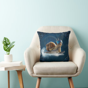 Coussin Glacière que le reste, l'escargot de snowboard.