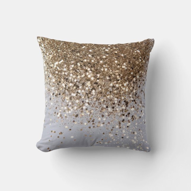 Coussin Glam étincelant Glam Gold Parties scintillant Glam (Recto)