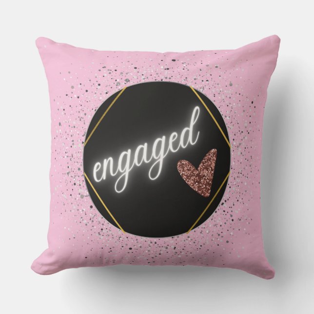 Coussin Glam Pastel Engagé (Recto)