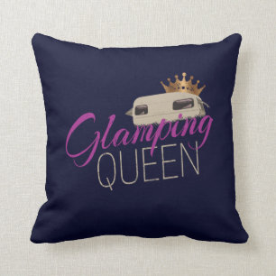 Coussin Glamping Queen Camping with vintage caravans