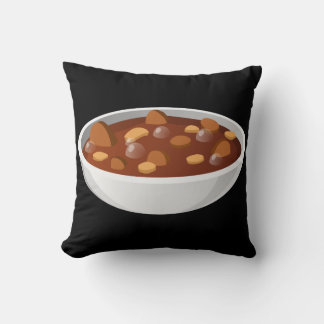 Coussin Glitch Food meat gumbo
