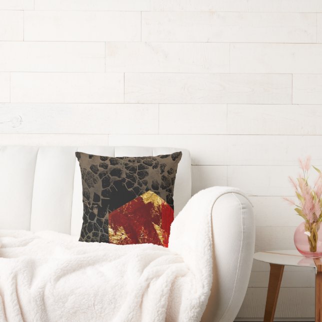 Coussin Global warming - Burning House - Abstract (Canapé)