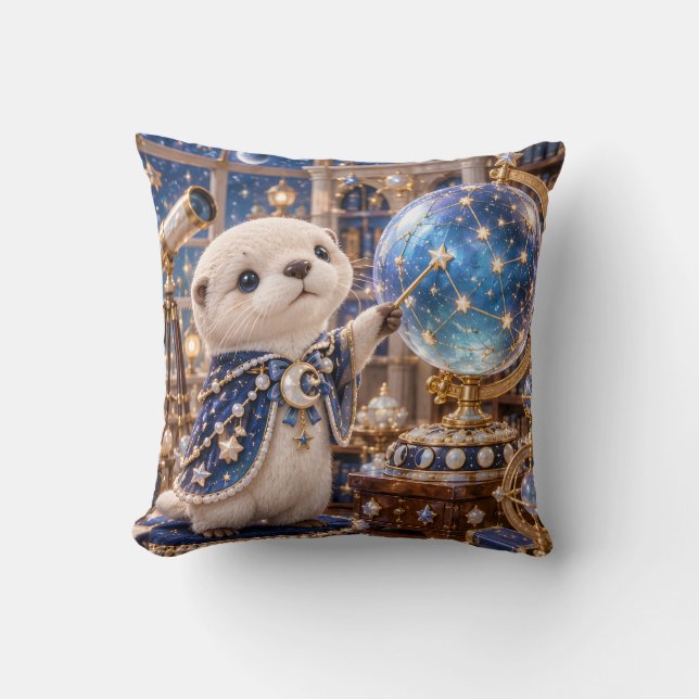 Coussin Globe céleste de l'observateur des étoiles de la l (Recto)