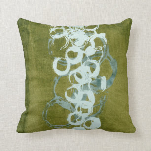 Coussin Globes verts I