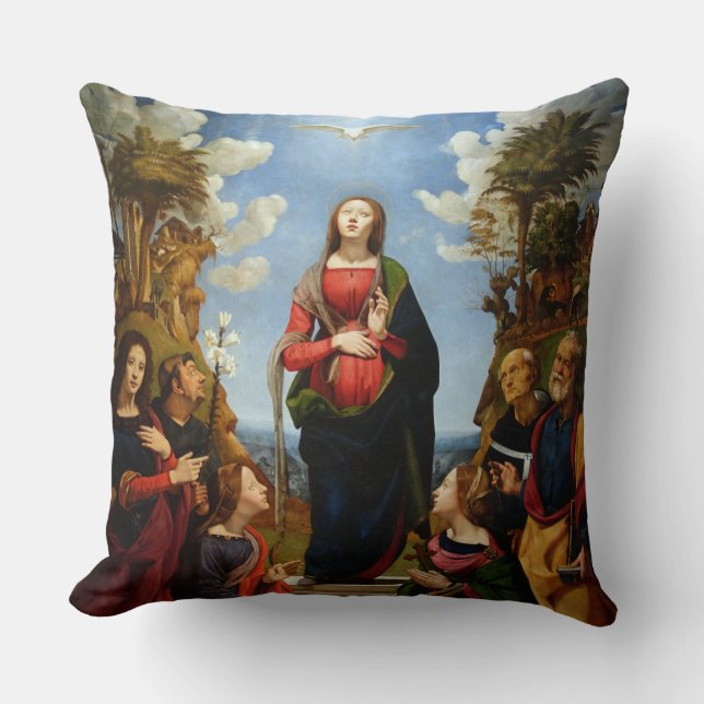 COUSSIN GLOIRE À LA CONCEPTION IMMACULÉE (Recto)