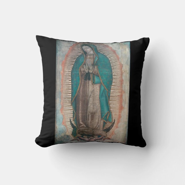 Coussin gloire à notre dame de guadalupe jeter l'oreiller (Recto)