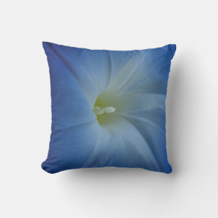 Coussin Gloire du matin bleu paradisiaque Gros plan