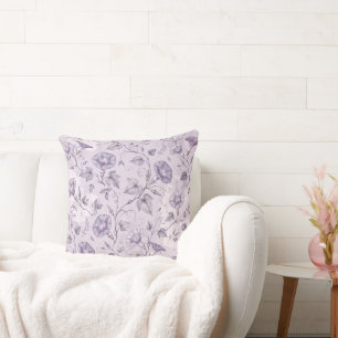 Coussin Glorieuses de matin lavande poussiéreuse Élégant f
