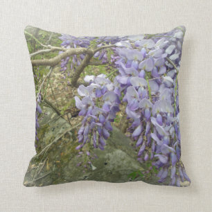 Coussin Glycines pourpres