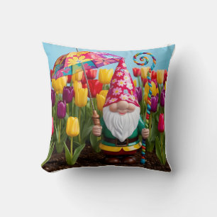 Coussin Gnome de douche du printemps : Fête des mères
