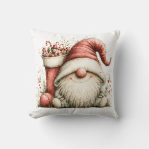 Coussin Gnome de Noël fantaisiste