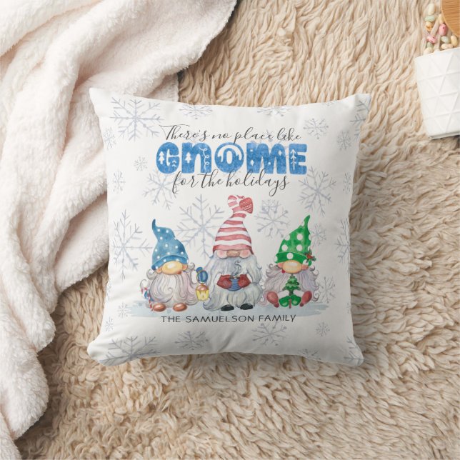 Coussin GNOME DE Noël POUR LES VACANCES Personnalisé (Couverture)