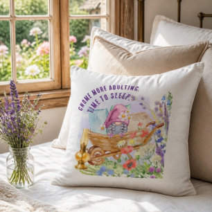 Coussin Gnome, plus d'âge adulte, c'est l'heure de dormir