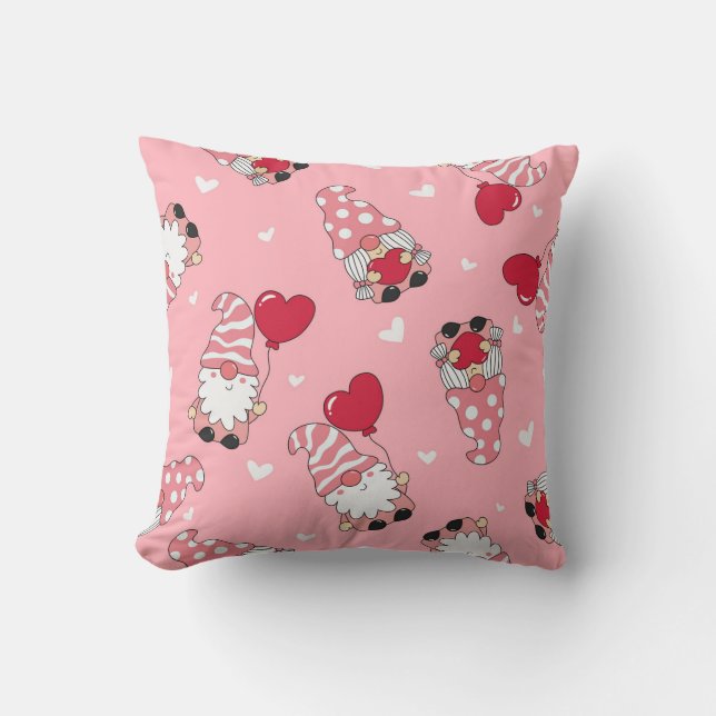 Coussin Gnome Sweet Gnome : Moments de coeur (Recto)