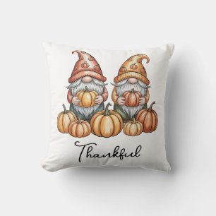 Coussin Gnomes d'automne avec Citrouille mignon automne Th
