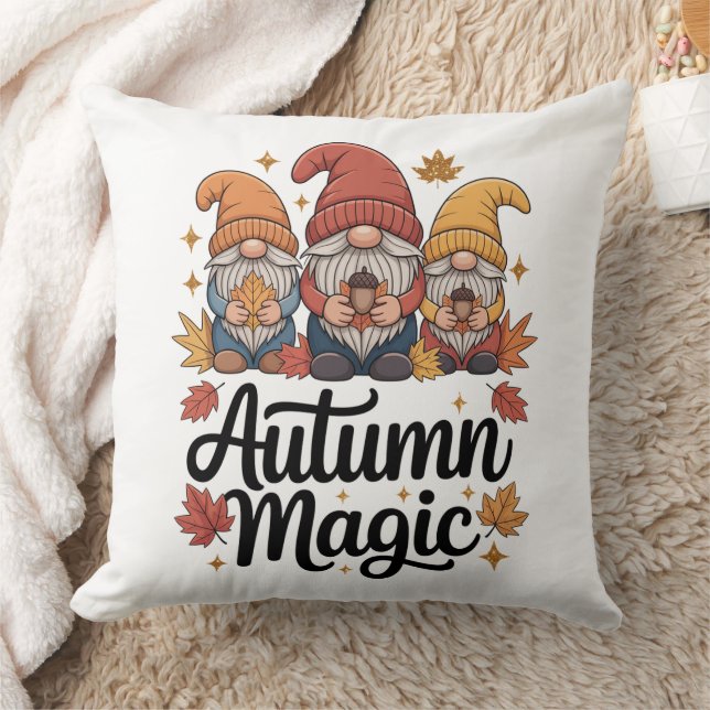 Coussin Gnomes de la Magie d'Automne (Couverture)