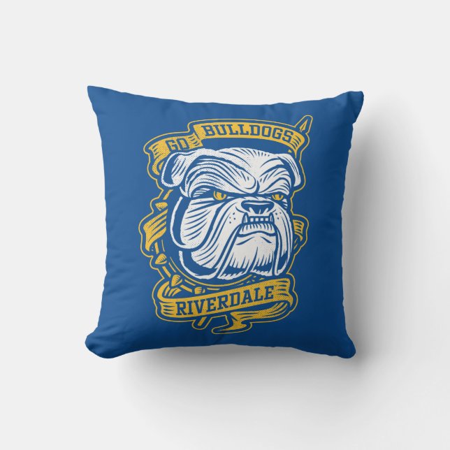 Coussin Go Bulldogs - Riverdale Mascot Banner (Recto)