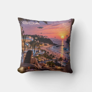 Coussin Goa • Beauté Intemporelle Avenir Futuriste • Même