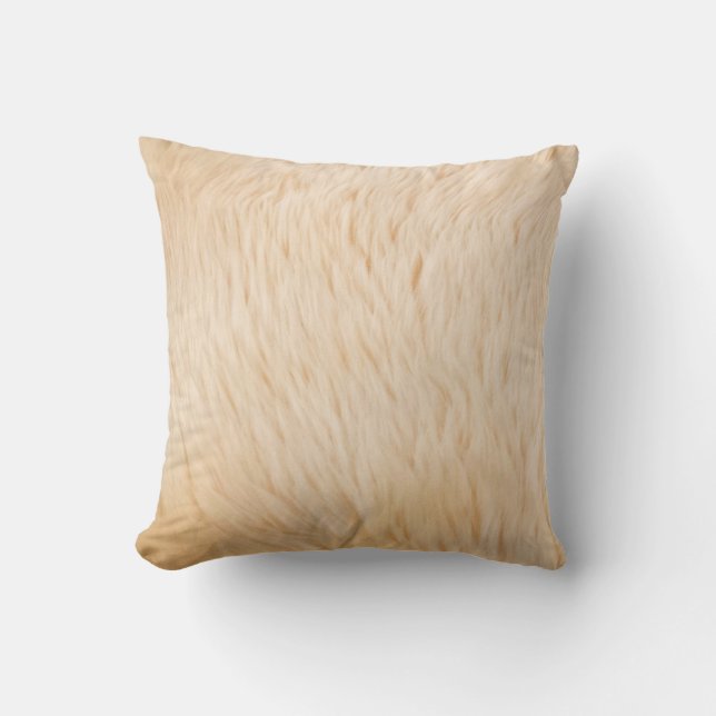 Coussin Goat hair fur animal texture (Recto)