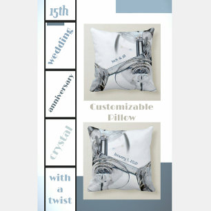 Coussin Gobelets de vin en cristal renversés