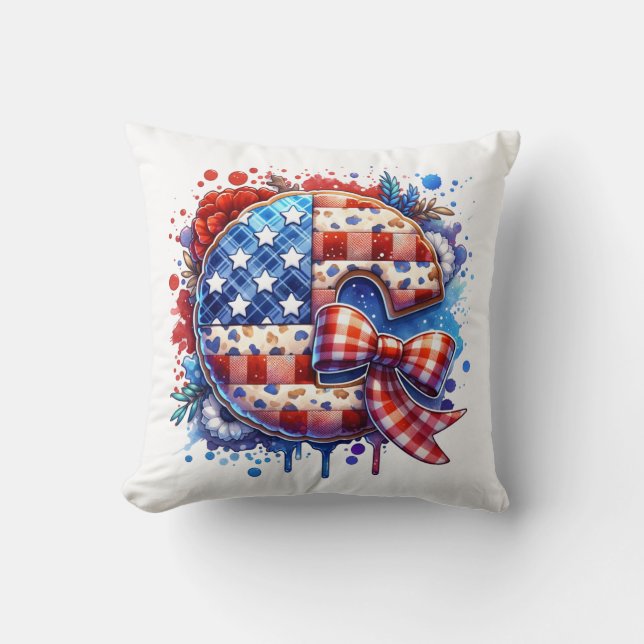 Coussin God Bless America (Recto)