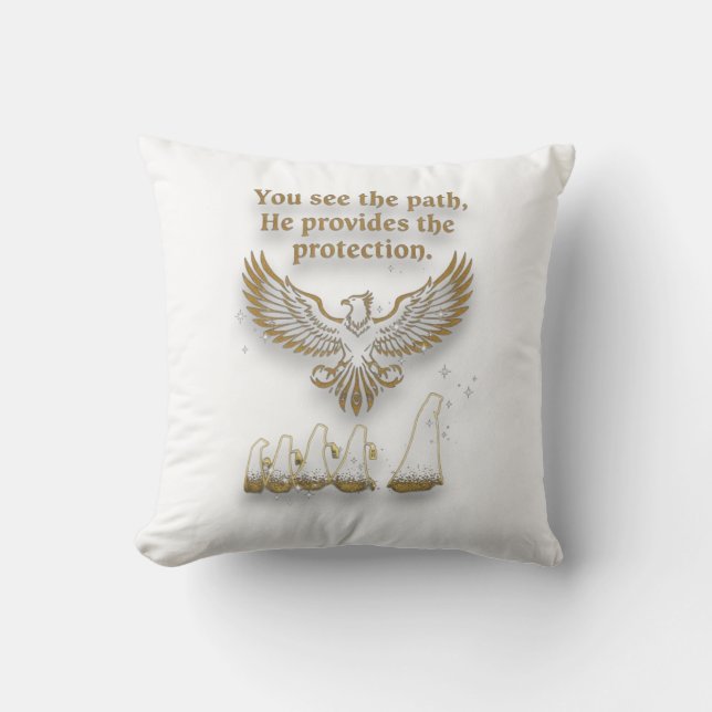 Coussin God protection (Recto)