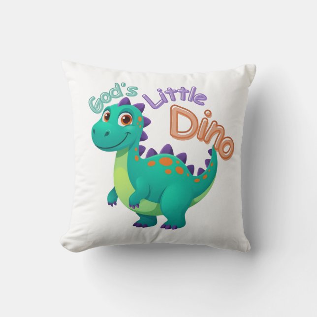 Coussin God’s Little Dino Pillow (Recto)