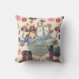 Coussin Godgirl Cadeau Motivation Encouragement NOMMÉ