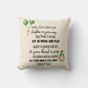 Coussin Godgirl Cadeau Motivation Encouragement NOMMÉ