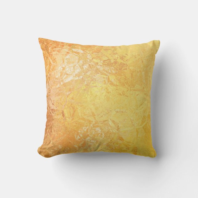 Coussin Gold Elegance : Abstrait Arrière - plan luxueux (Recto)