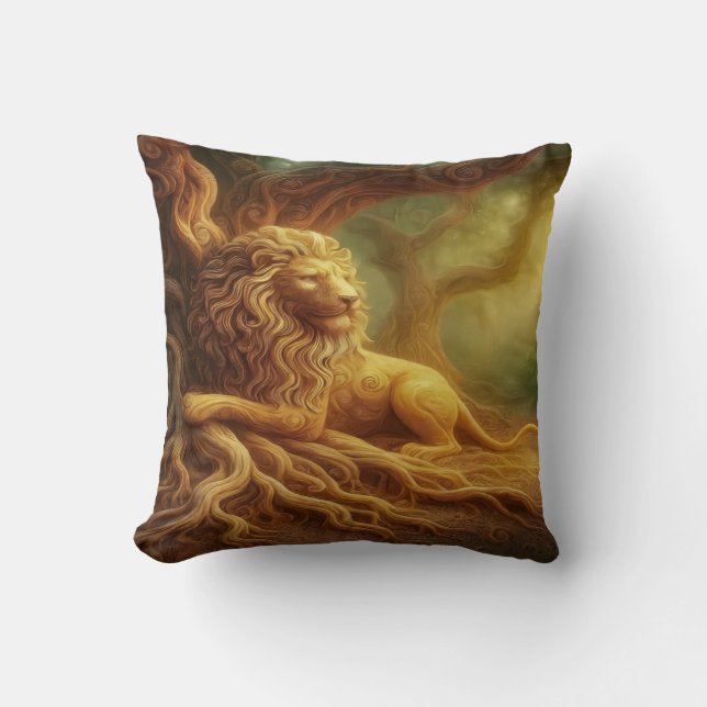Coussin Gold Lion (Recto)