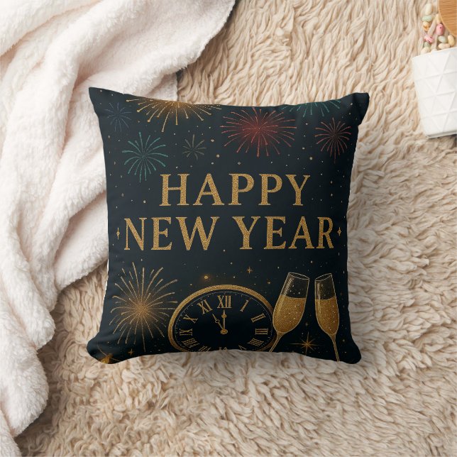 Coussin Gold New Year (Couverture)