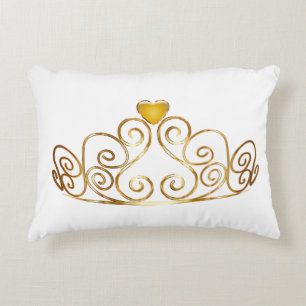 Coussin Gold Tiara Accent