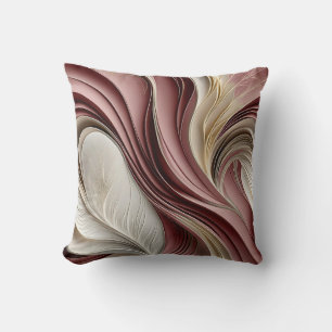 Coussin Golden Air – Champagne Rosé Coulant Abstrait