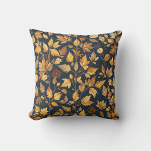 Coussin Golden Automne Feuilles Motif Cushion