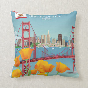Coussin Golden gate bridge San Francisco, CA