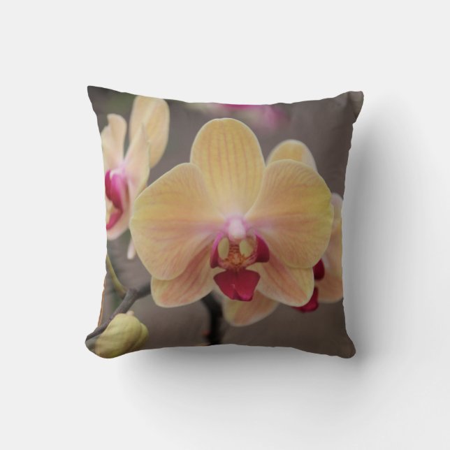 Coussin Golden Orchid (Recto)