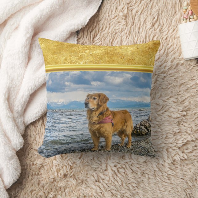 Coussin Golden Retriever (Couverture)