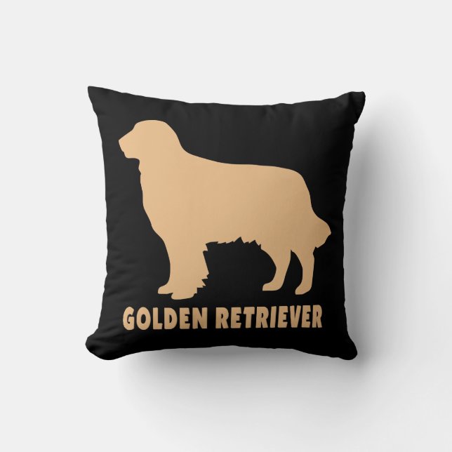 Coussin Golden Retriever (Recto)