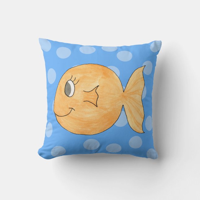 Coussin Goldfish. (Recto)