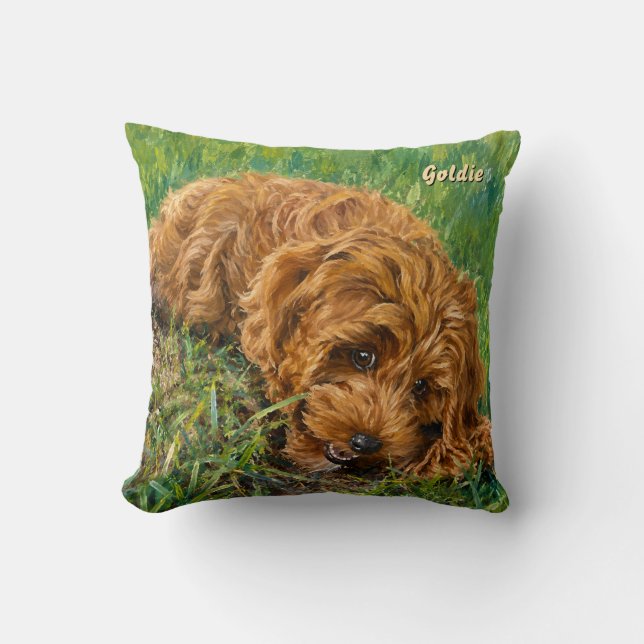 Coussin Goldie Doodle (Recto)