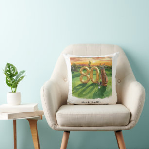 Coussin Golf 80e anniversaire en Arizona