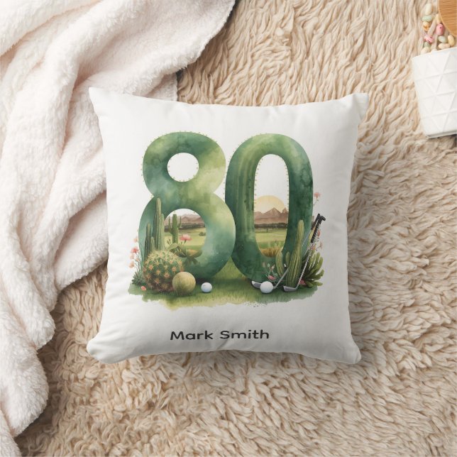 Coussin Golf 80e anniversaire en Arizona (Couverture)