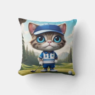 Coussin Golf Cat