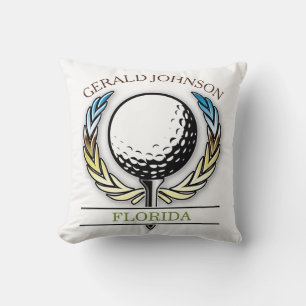Coussin Golf Design avec couronne